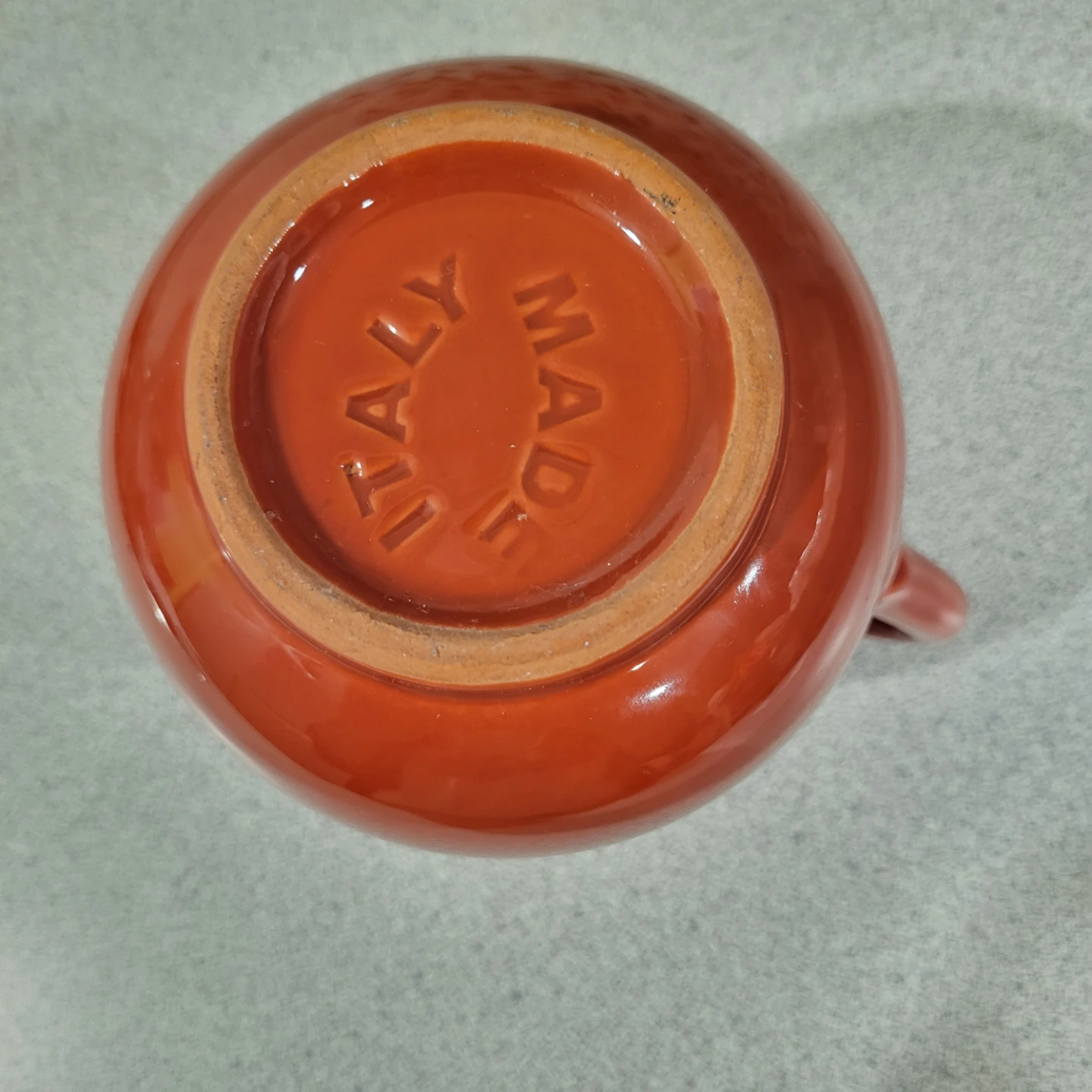 Red Ceramic Pitcher - Made in Italy - photo 3