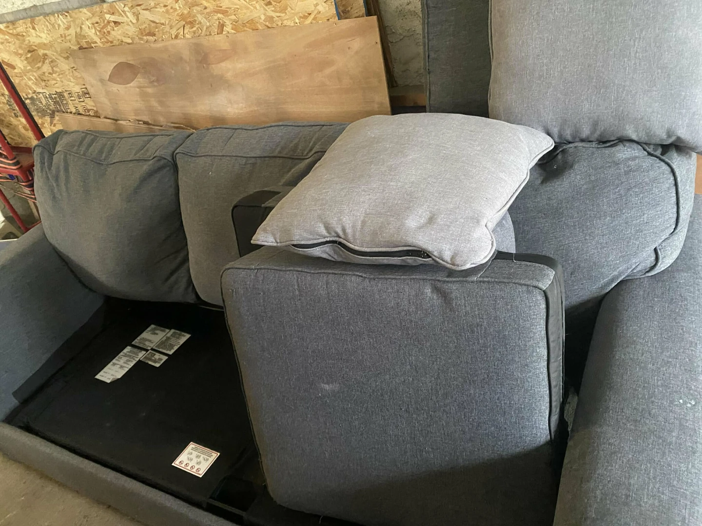 Grey Sofa Bed - photo 2