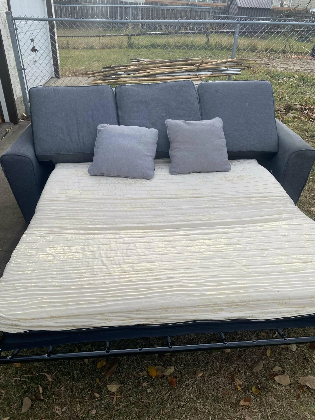 Grey Sofa Bed - photo 3