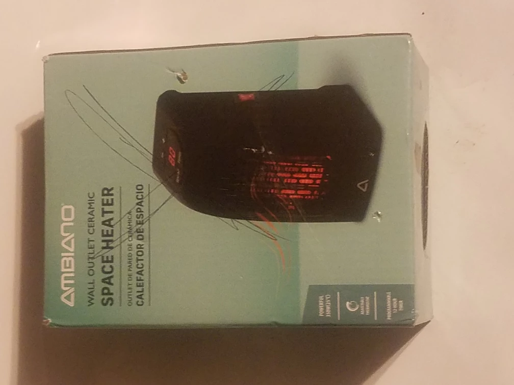 Ambiano Wall Outlet Ceramic Space Heater - New in Box!