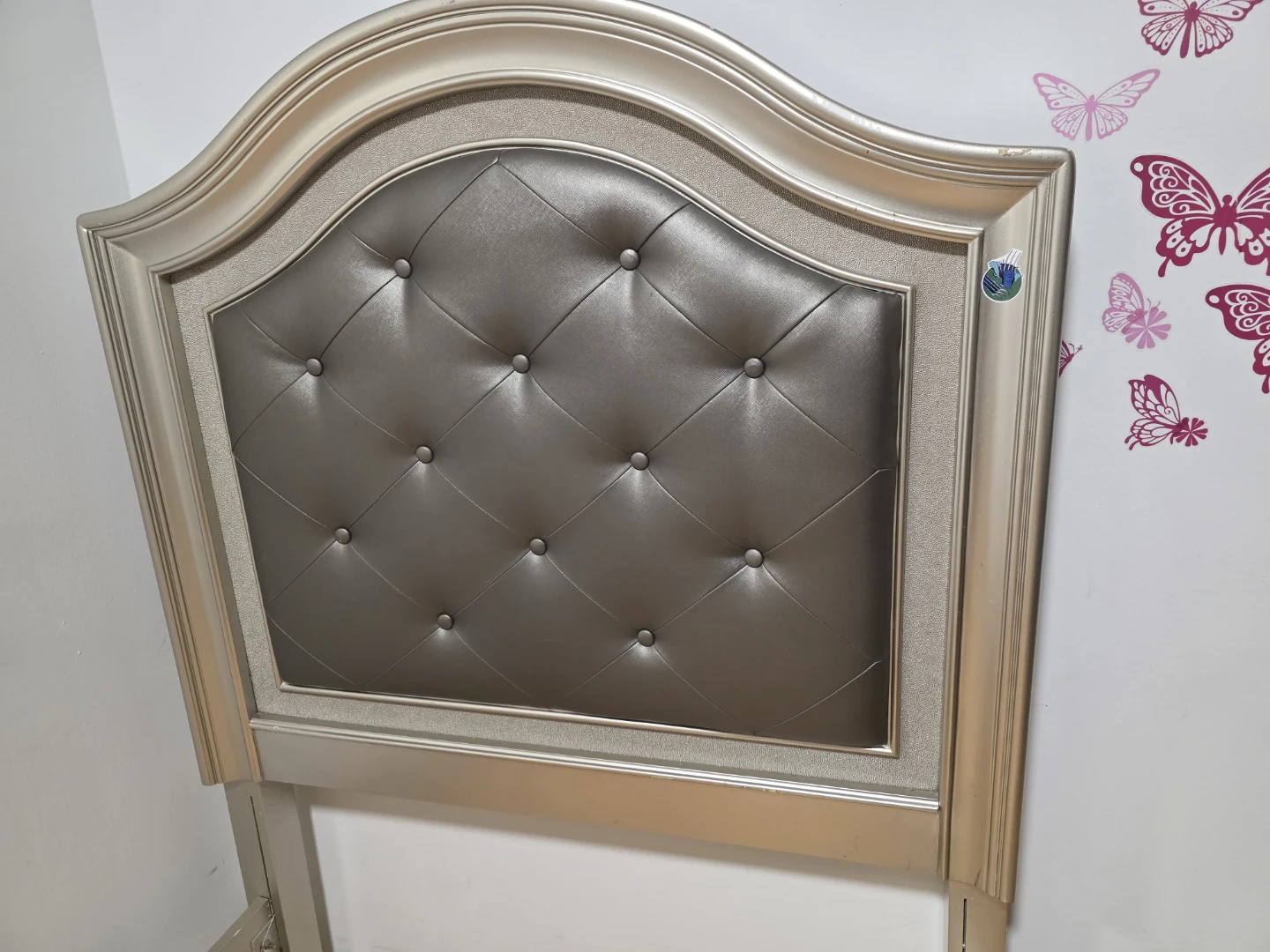 Silver Bed Frame twin size - photo 2