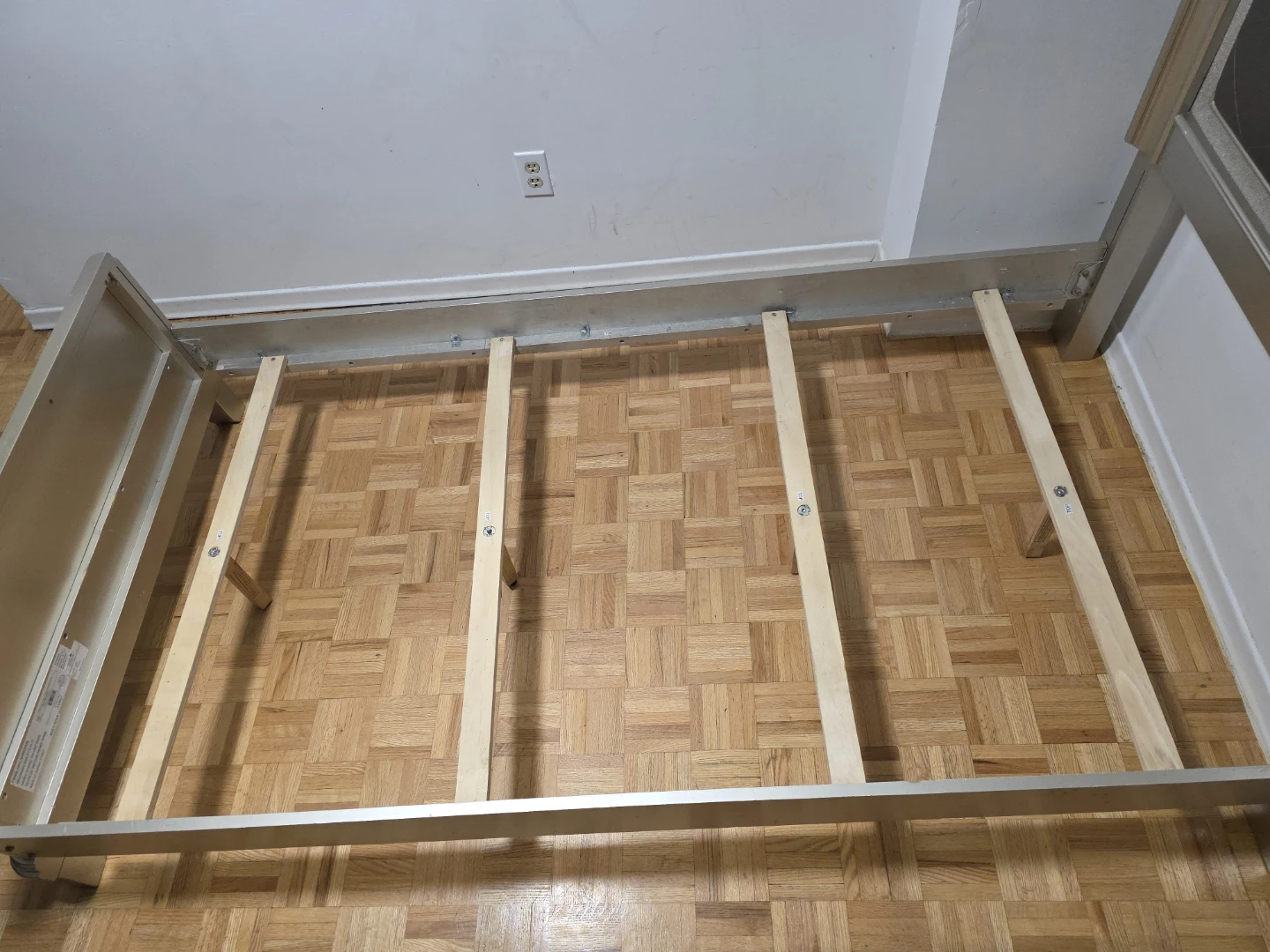 Silver Bed Frame twin size - photo 4
