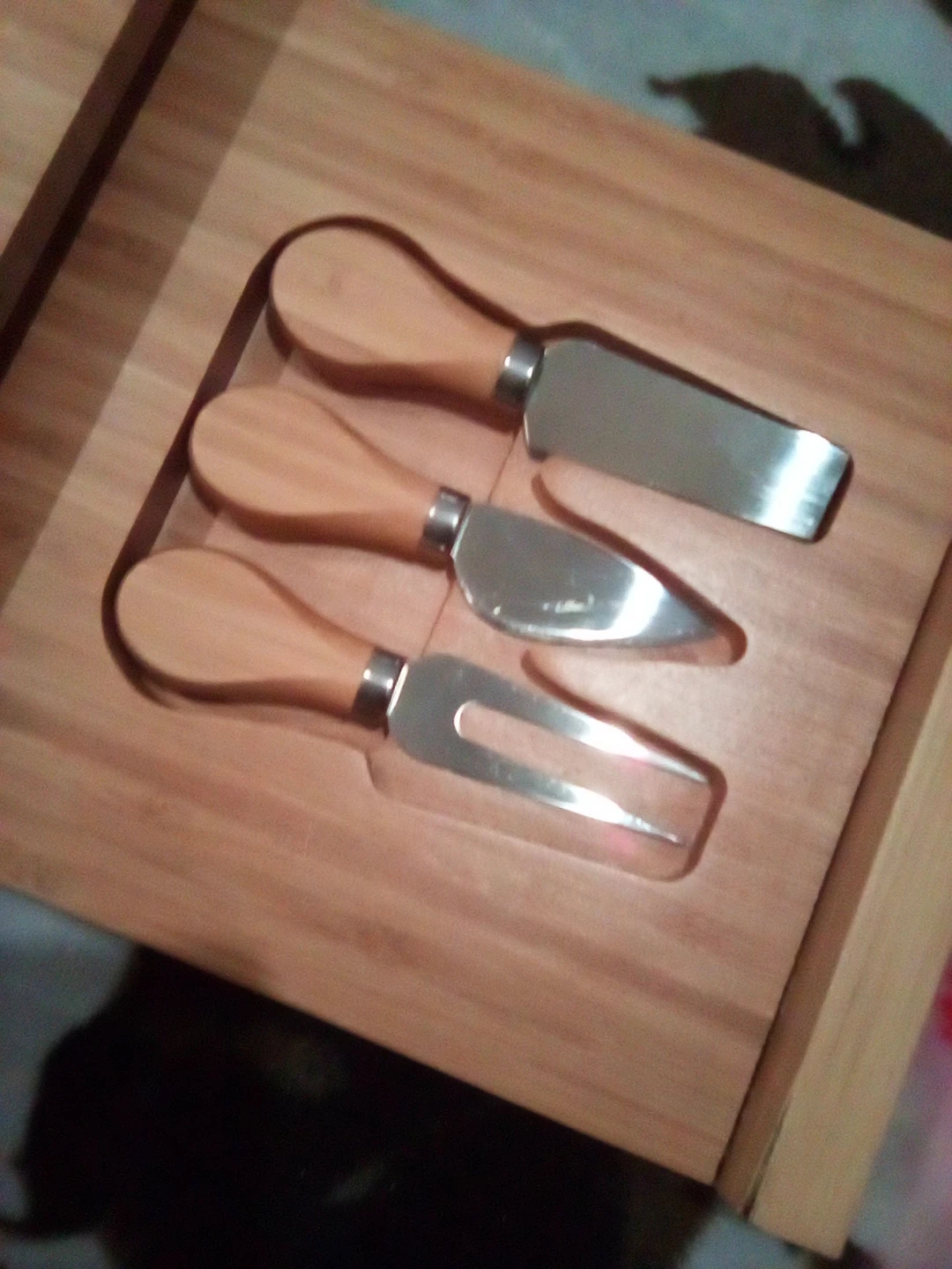 Wood Cheese Board with Tools - photo 2