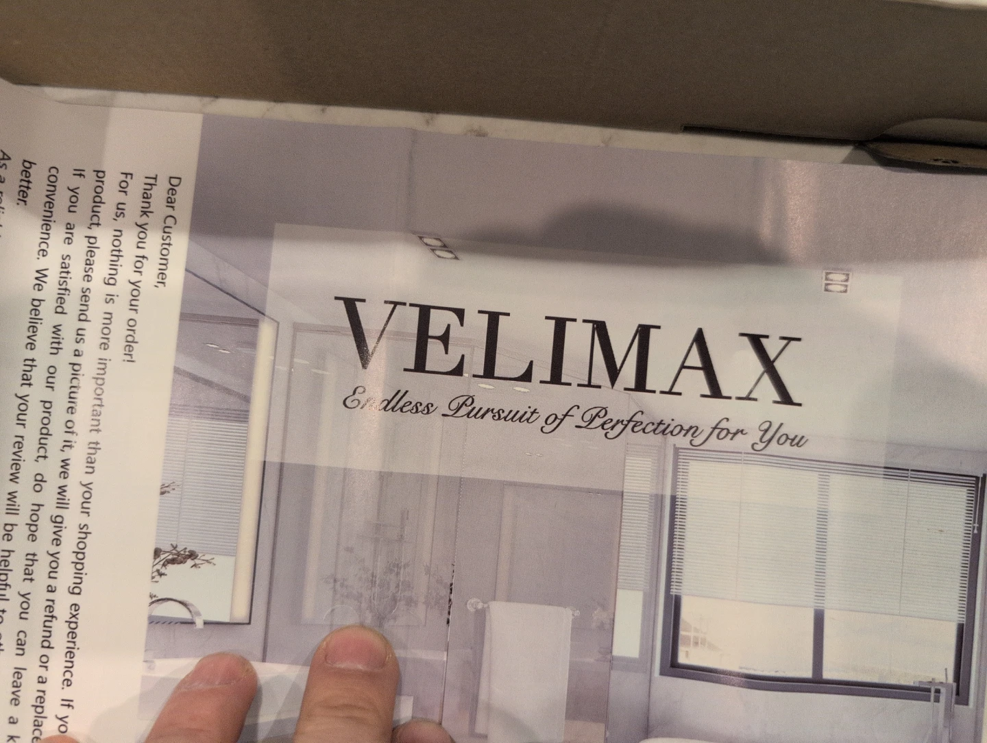 Velimax Bathroom Hardware Set - New in Box! - photo 2