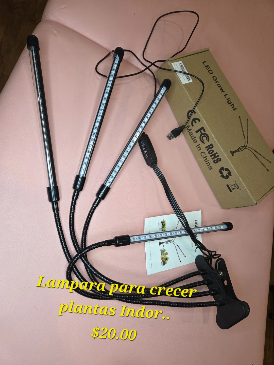 LED Grow Light with Clip