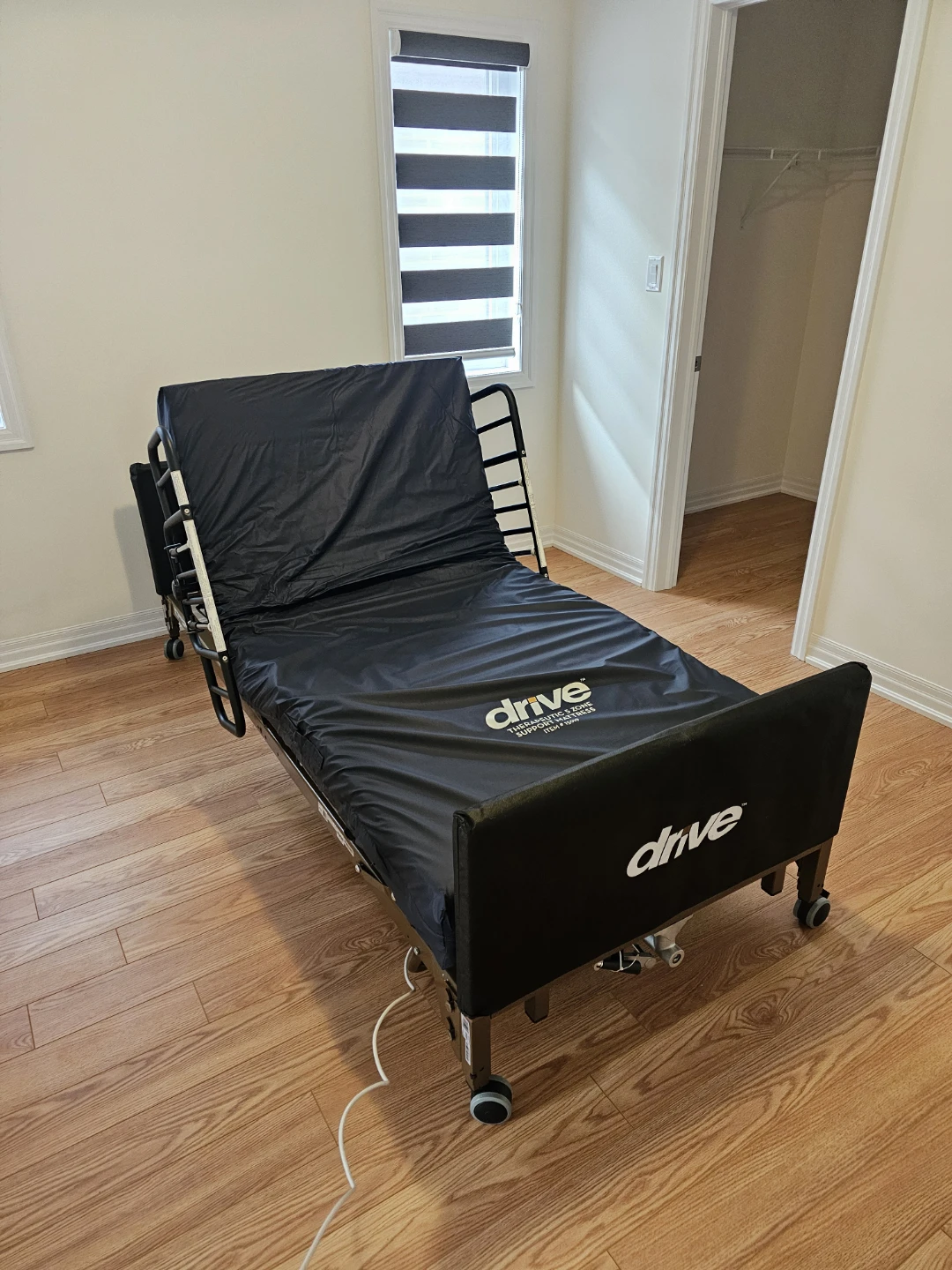 Hospital Bed - Like New + FREE Overbed Table