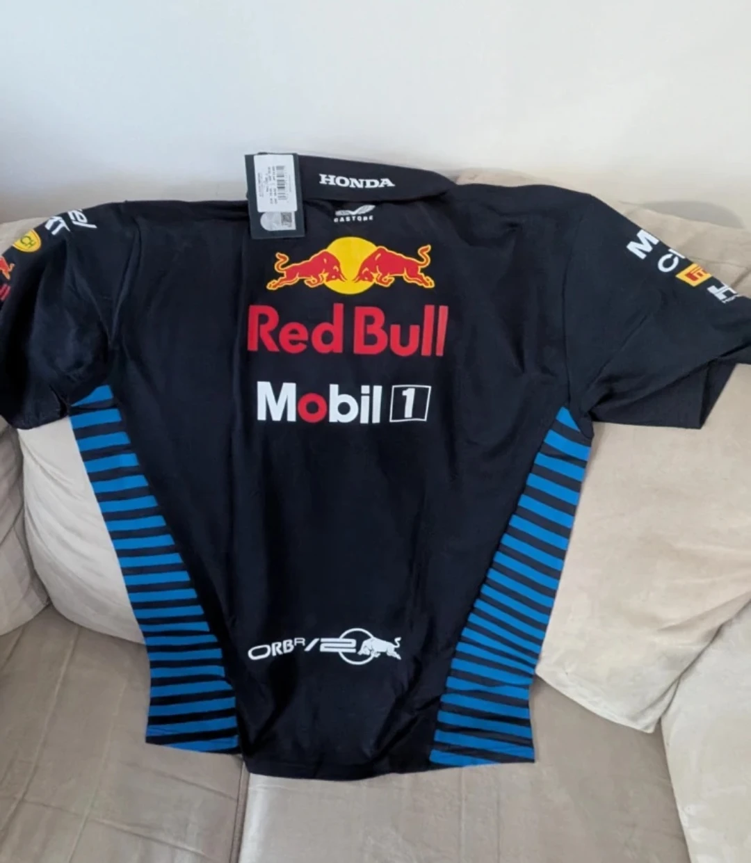 Red Bull Racing Team Polo Shirt 2024 - Men's Large - photo 3