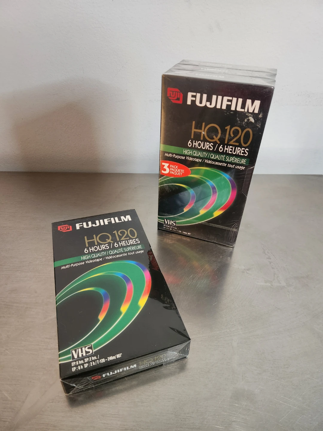 Fujifilm HQ 120 VHS Tapes (4)