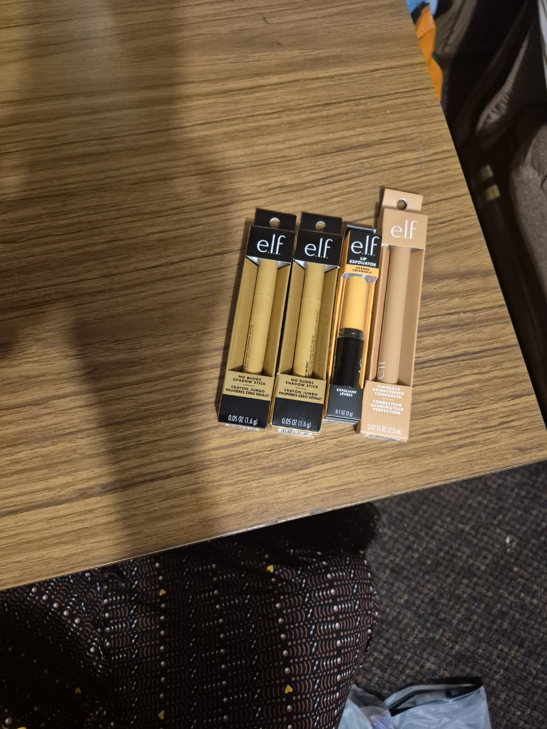 e.l.f. Shadow Sticks, Lip Exfoliator, Concealer