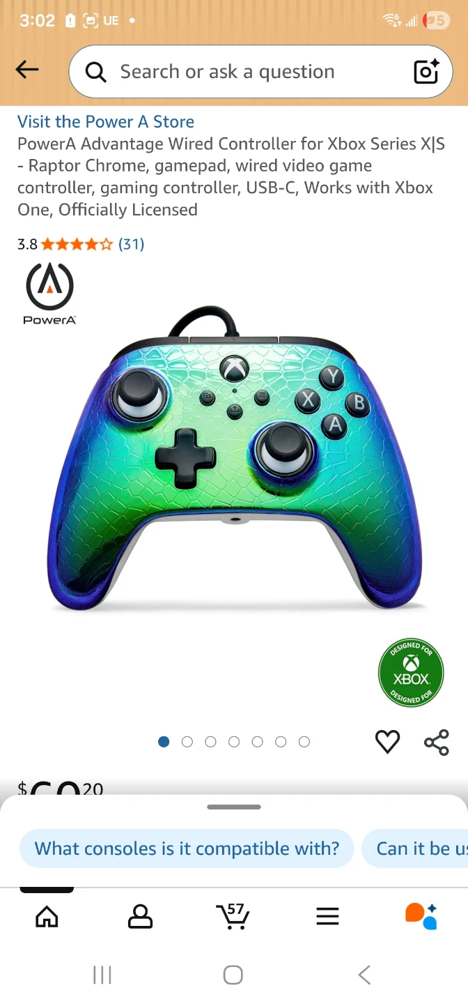 PowerA Advantage Wired Controller for Xbox Series X|S - photo 3