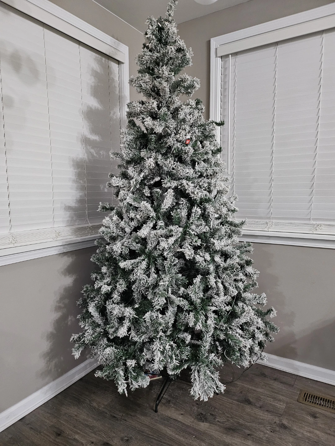 Flocked Artificial Christmas Tree