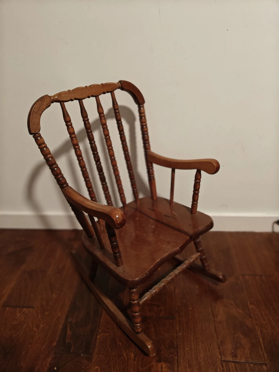 Kids Vintage Wooden Rocking Chair