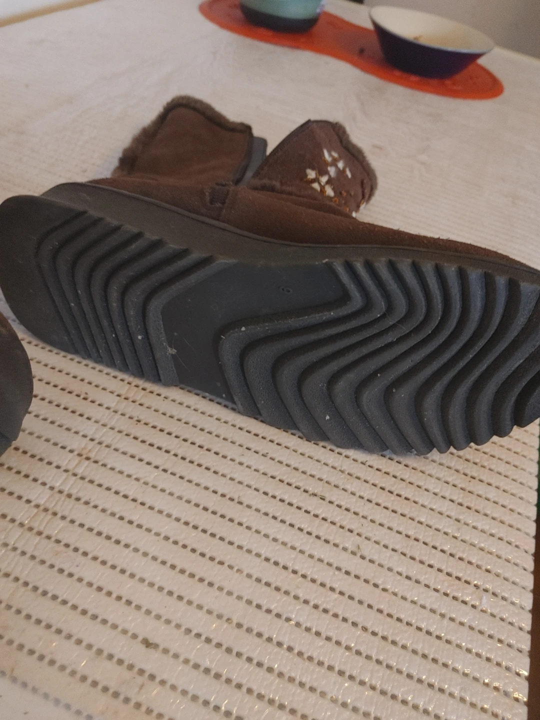 Brown Embroidered Winter Boots - photo 3