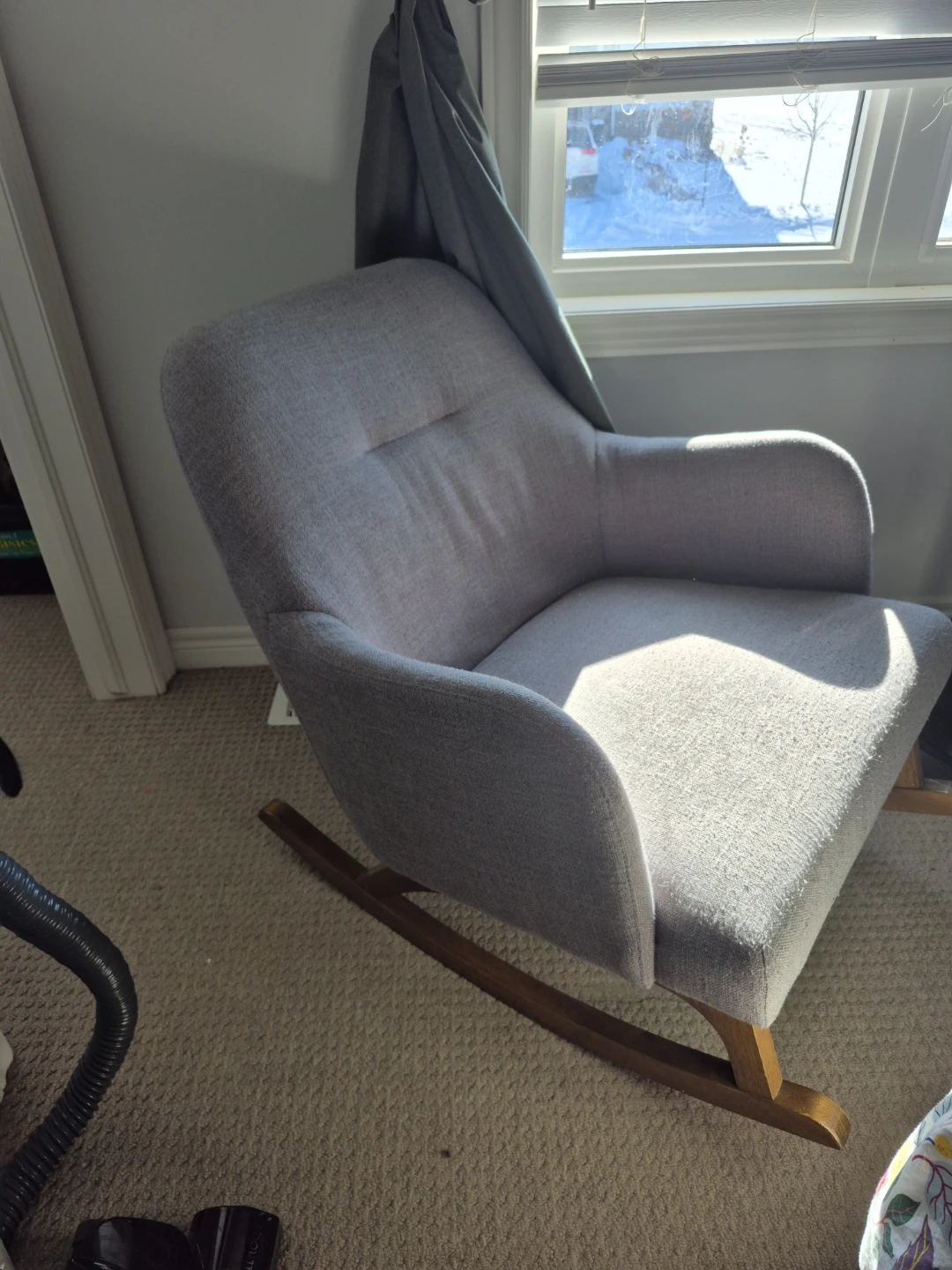 Grey Rocking Chair - photo 3