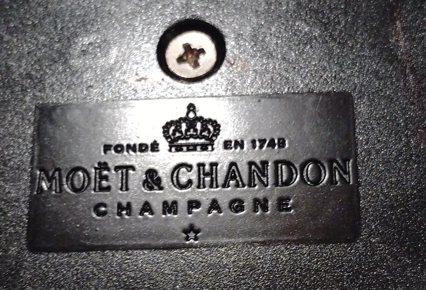 Moet Chandon Champagne Flute Holders BLACK Philippe Di Meo Reso - photo 5