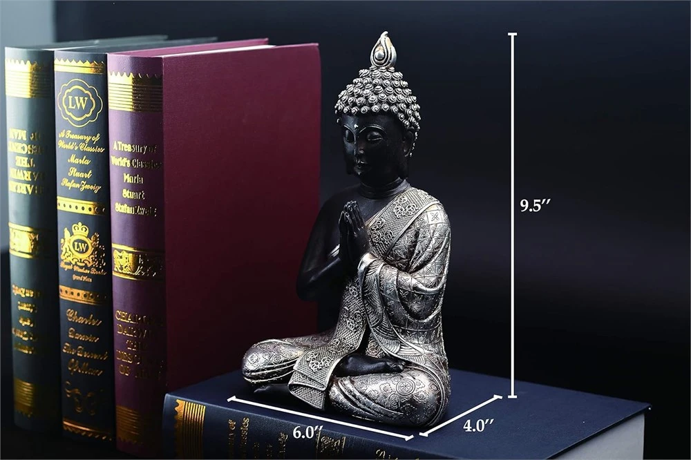 Meditating Buddha Statue Figurine - photo 2