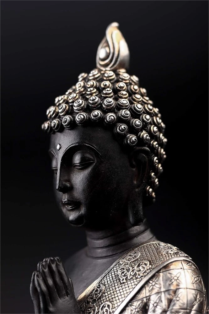 Meditating Buddha Statue Figurine - photo 3
