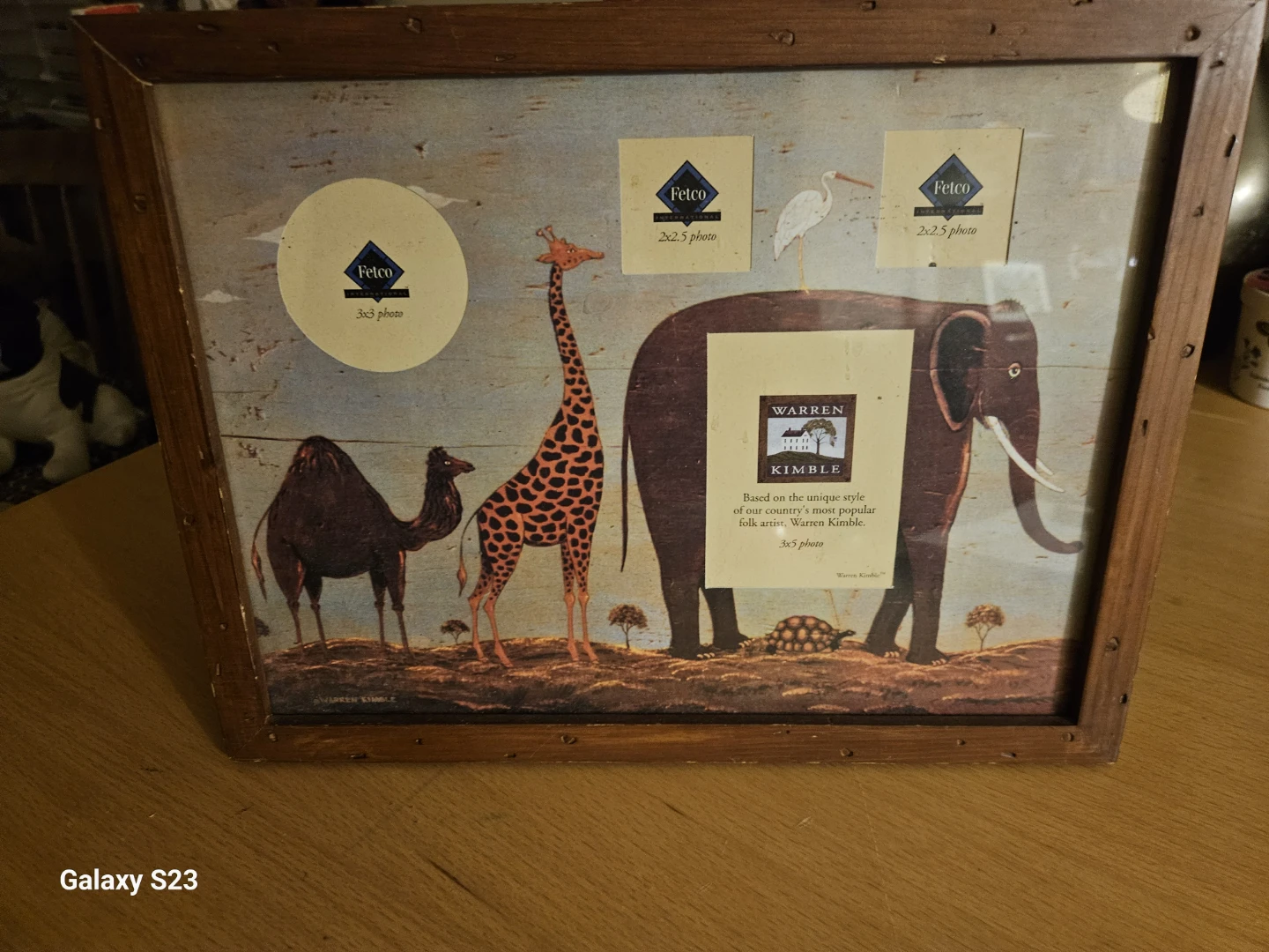 Vintage Felco Warren Kimble Photo Frame