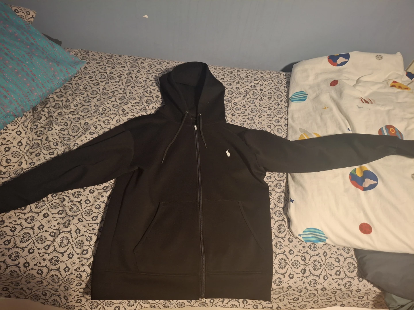 Black Polo hoodie