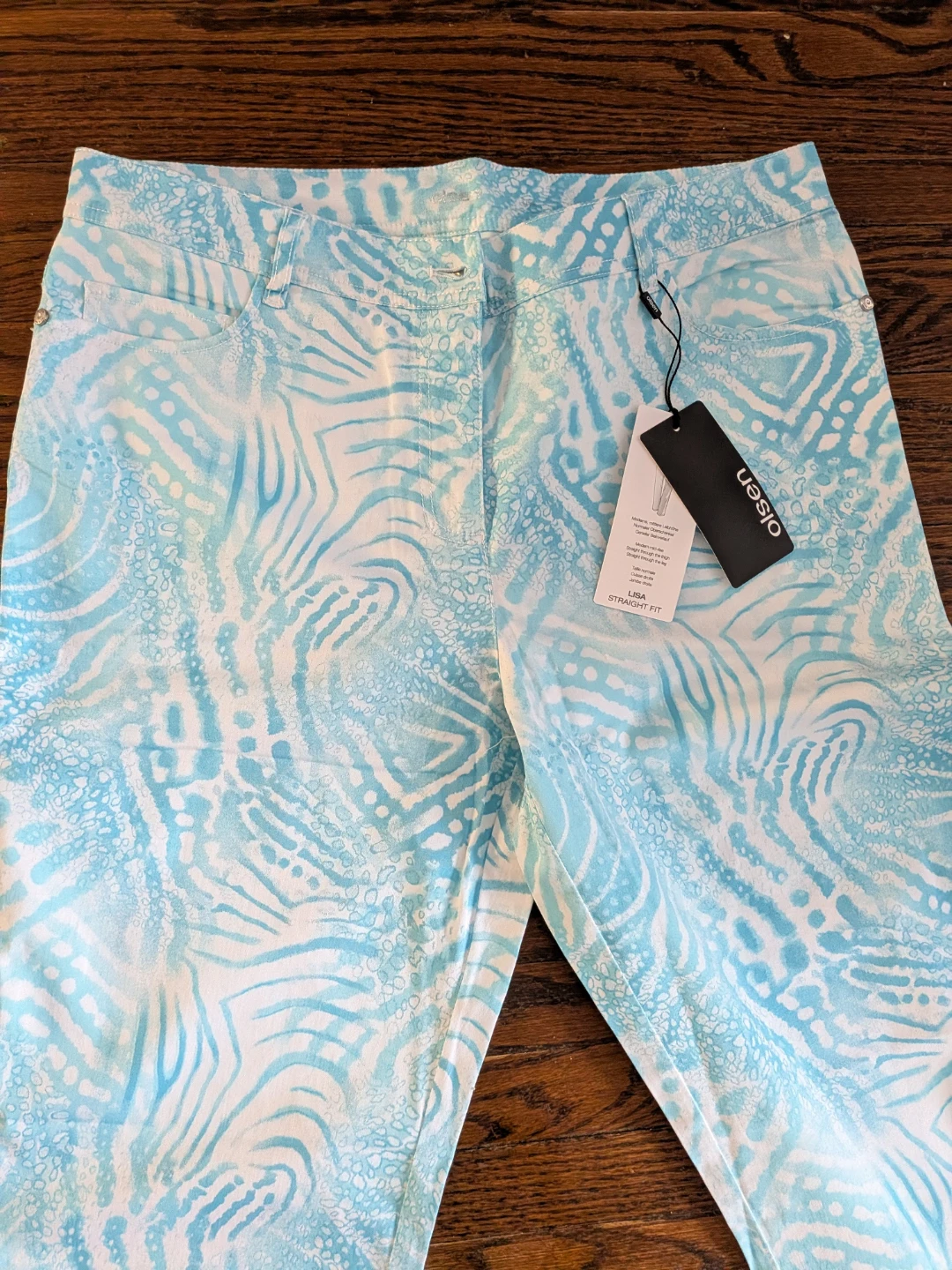 Olsen Women's Lisa Straight Fit Pants Size 42, Medium - photo 2
