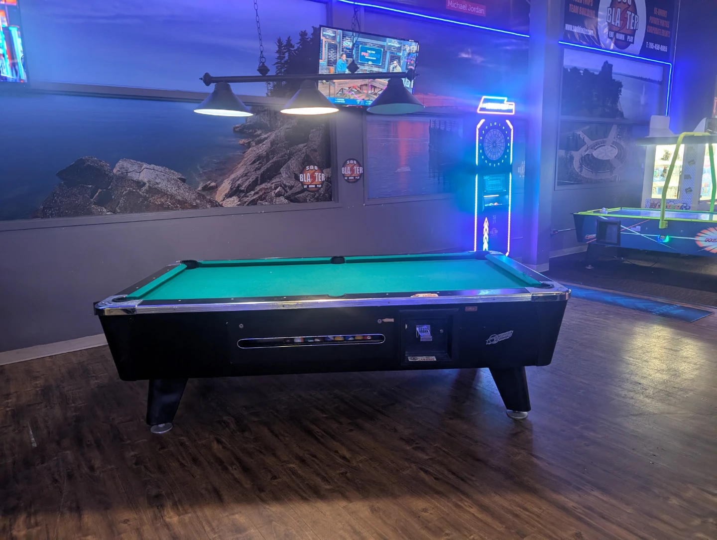 4x8 coin pool table