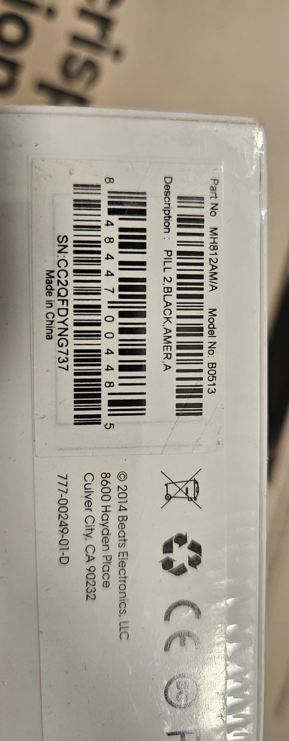 Beats Pill 2.0 Black Speaker - New in Box! - photo 2