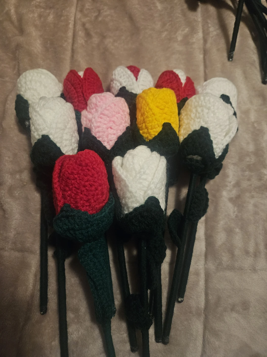 Handmade Crochet Flowers Bouquet