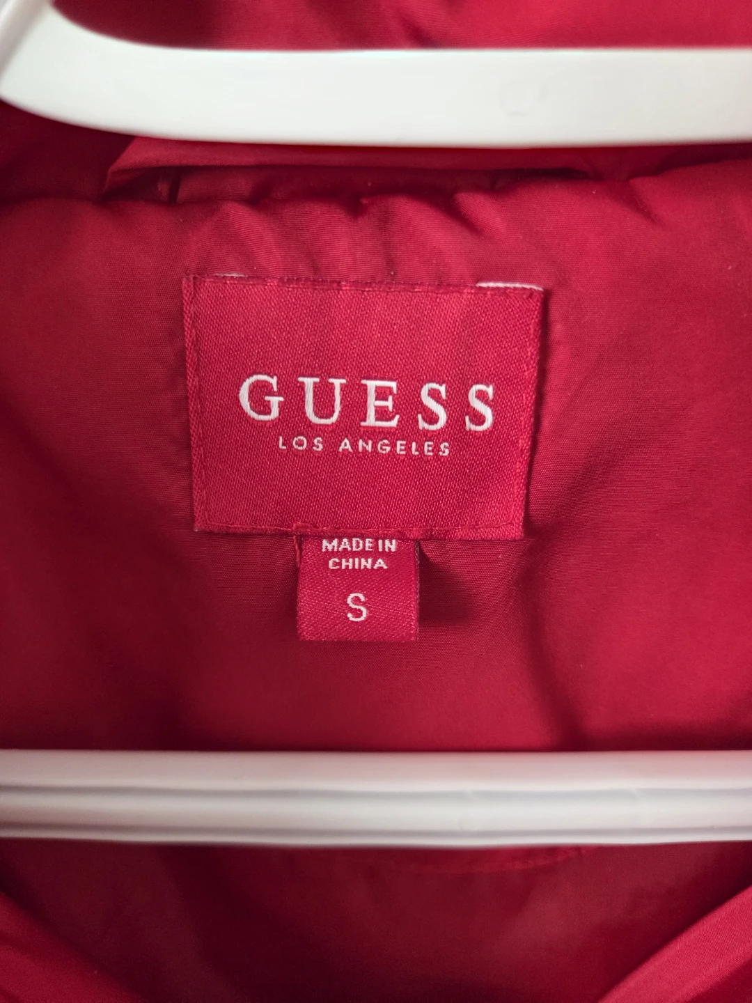 Guess Red Puffer Jacket - Size S - photo 3