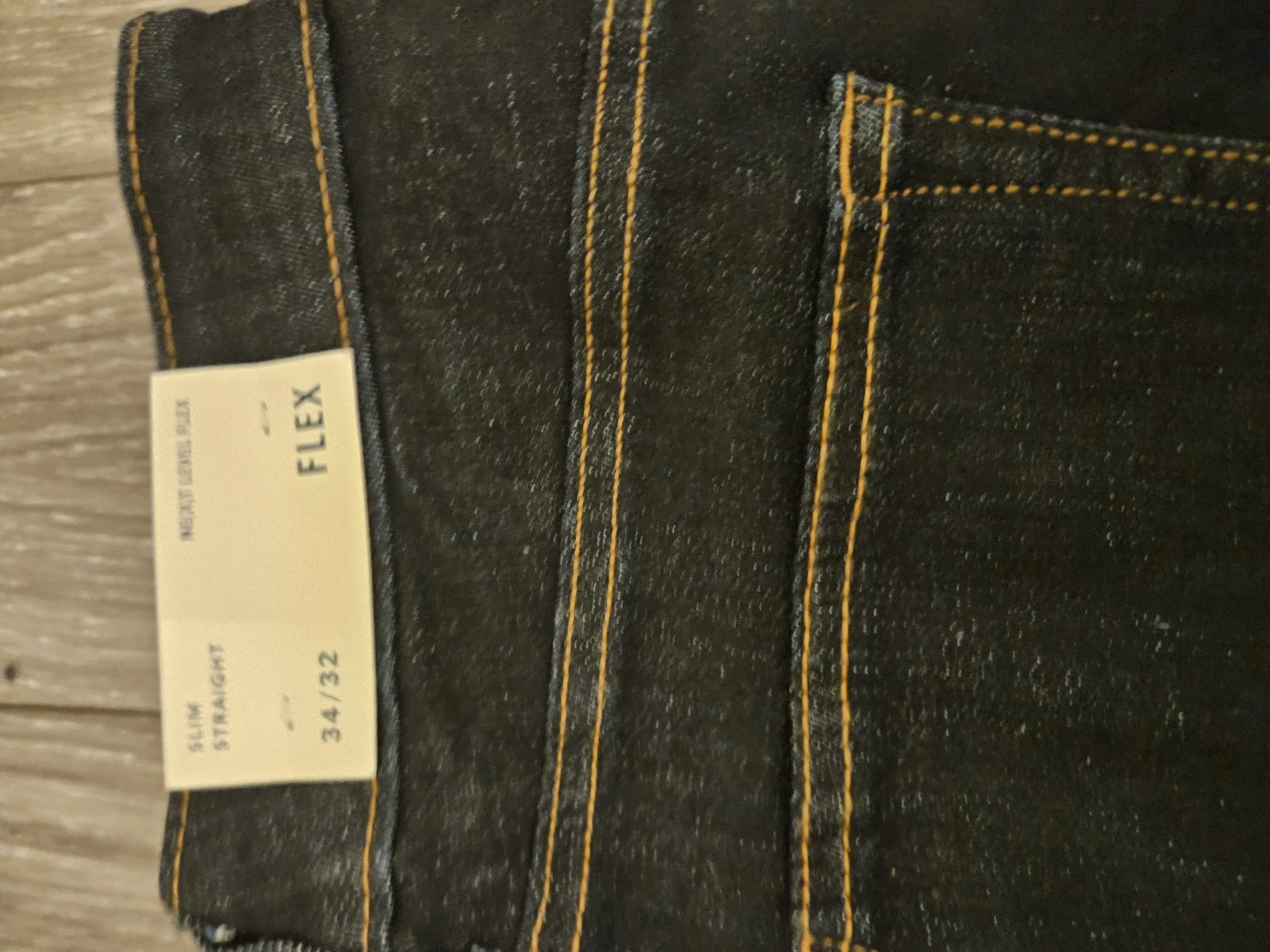 American Eagle Slim Straight Flex Jeans 34/32 - photo 3