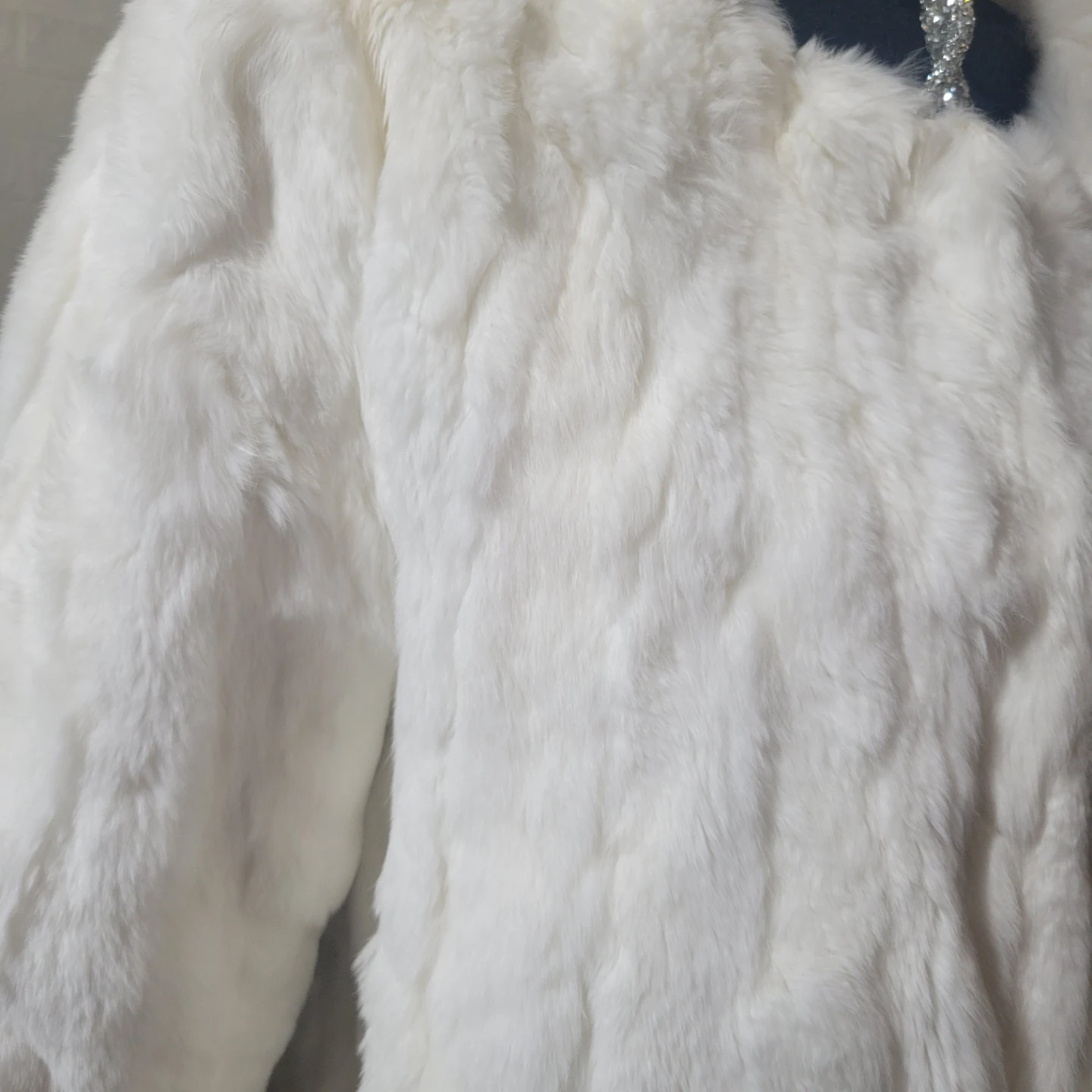 White rubit Fur Jacket - photo 4