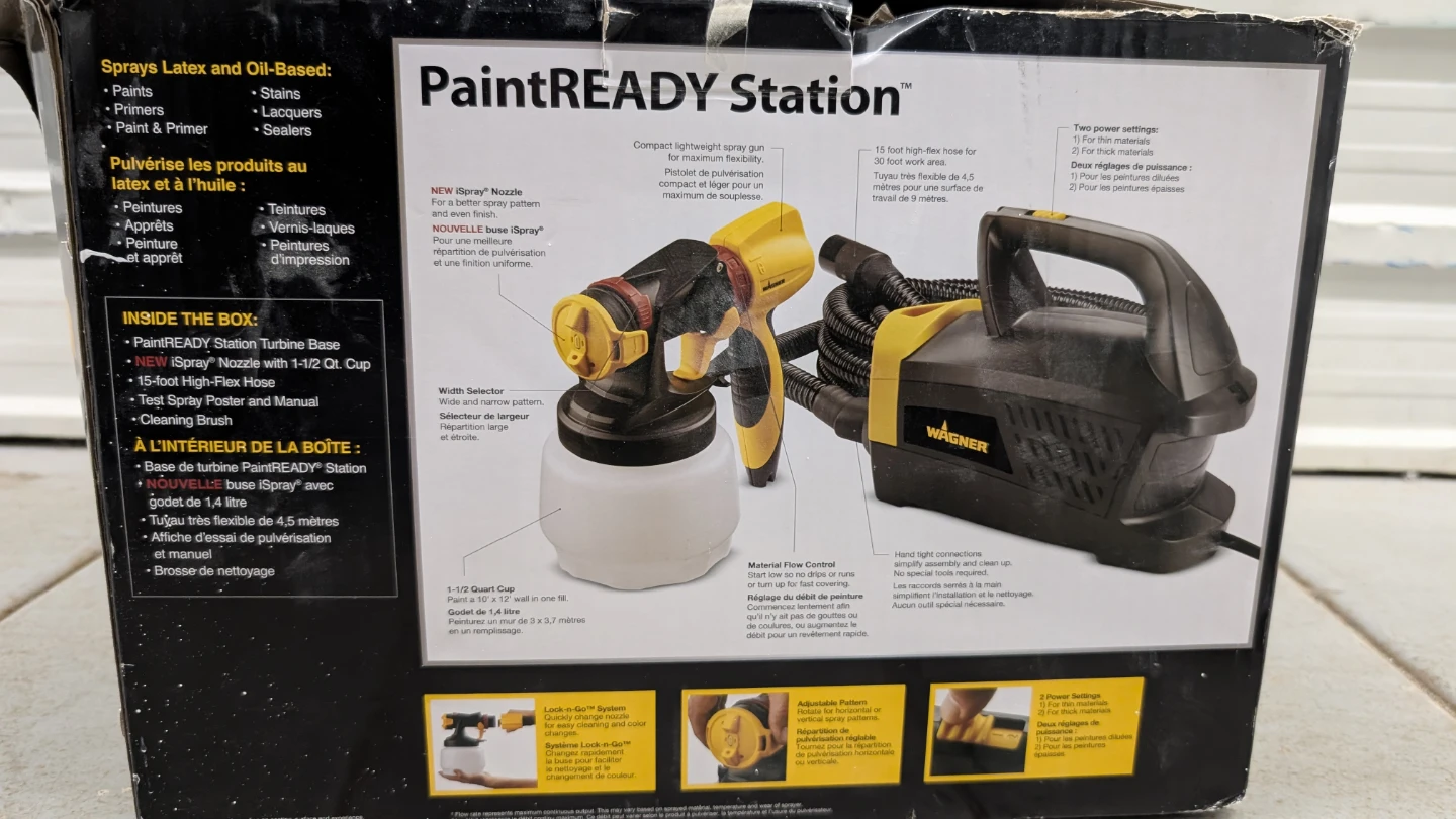 Wagner PaintREADY Station Indoor/Outdoor Paint Sprayer - photo 2