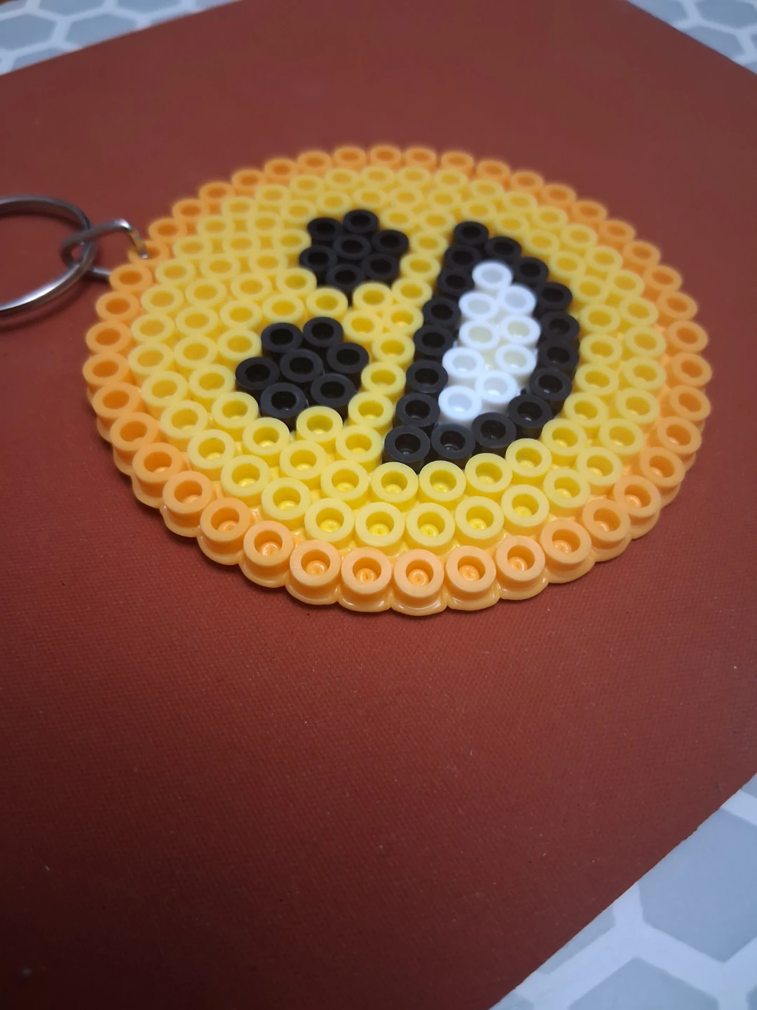 BIG custom made perler Keychain - photo 2