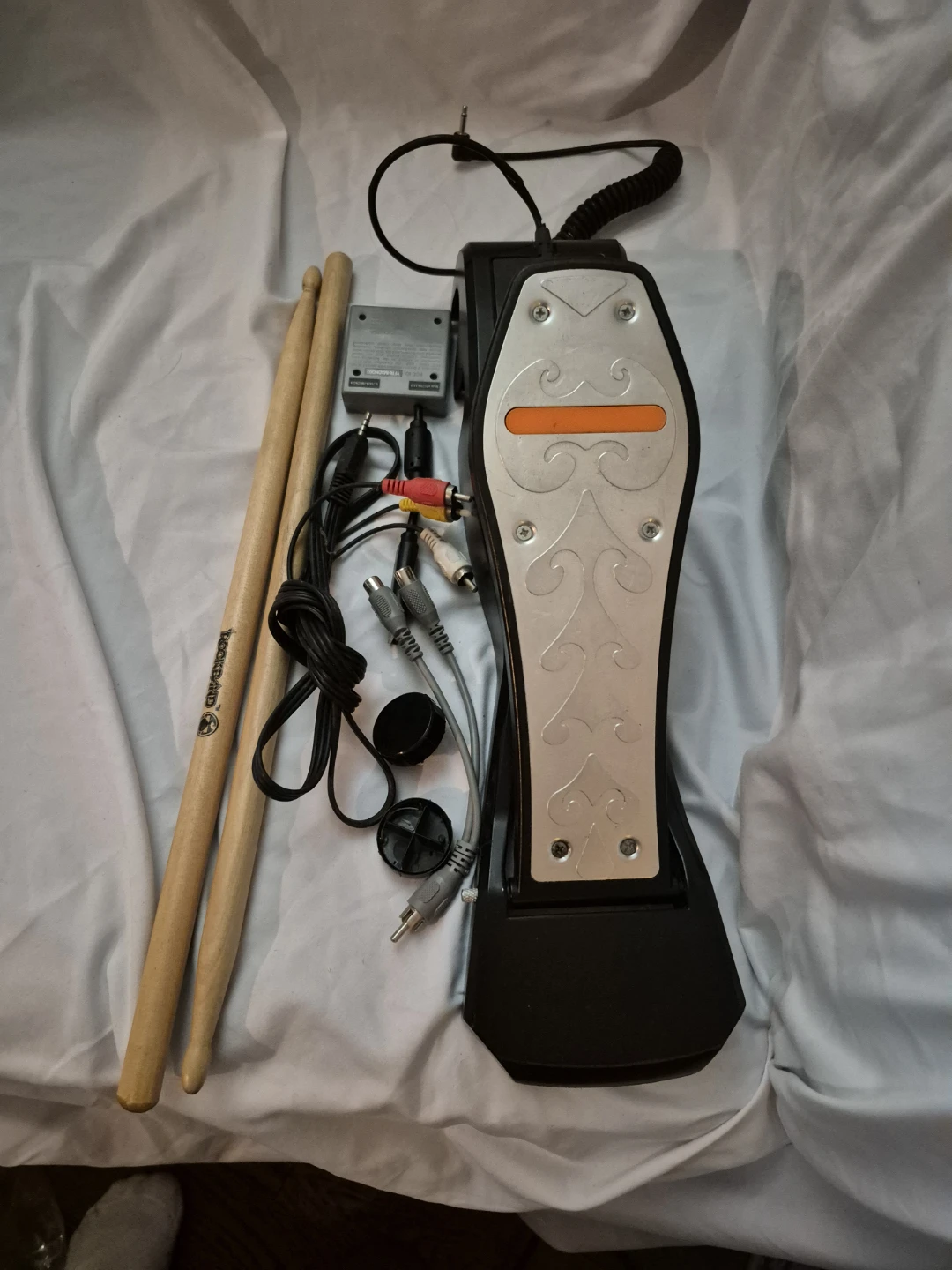 Rock Band Drum Set with Drumsticks and Foot Pedal - photo 2