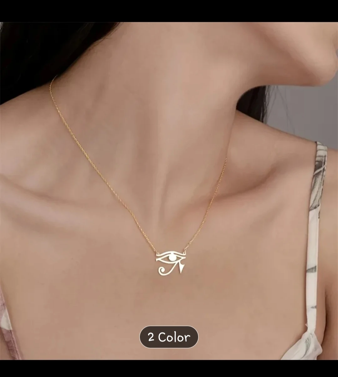 Eye of Horus Gold Necklace✨️📿👁 - photo 4