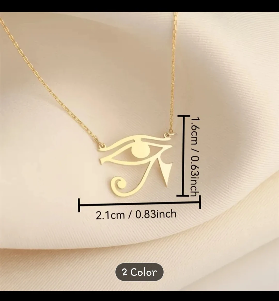 Eye of Horus Gold Necklace✨️📿👁 - photo 5
