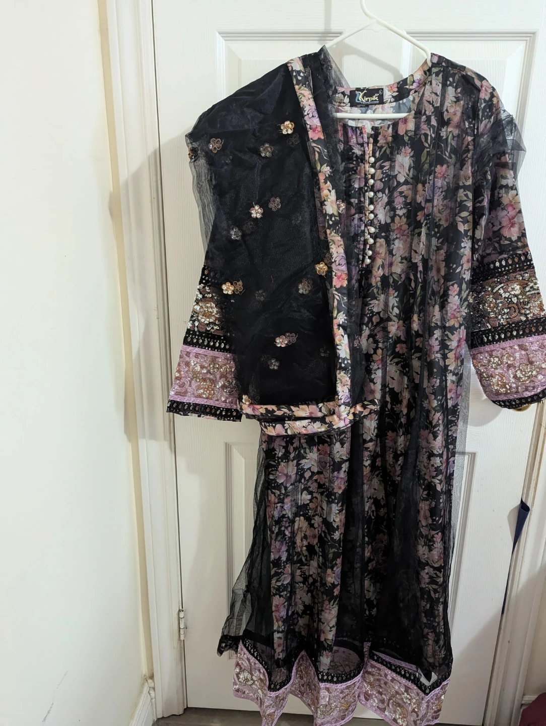 Black Floral Dress - photo 4