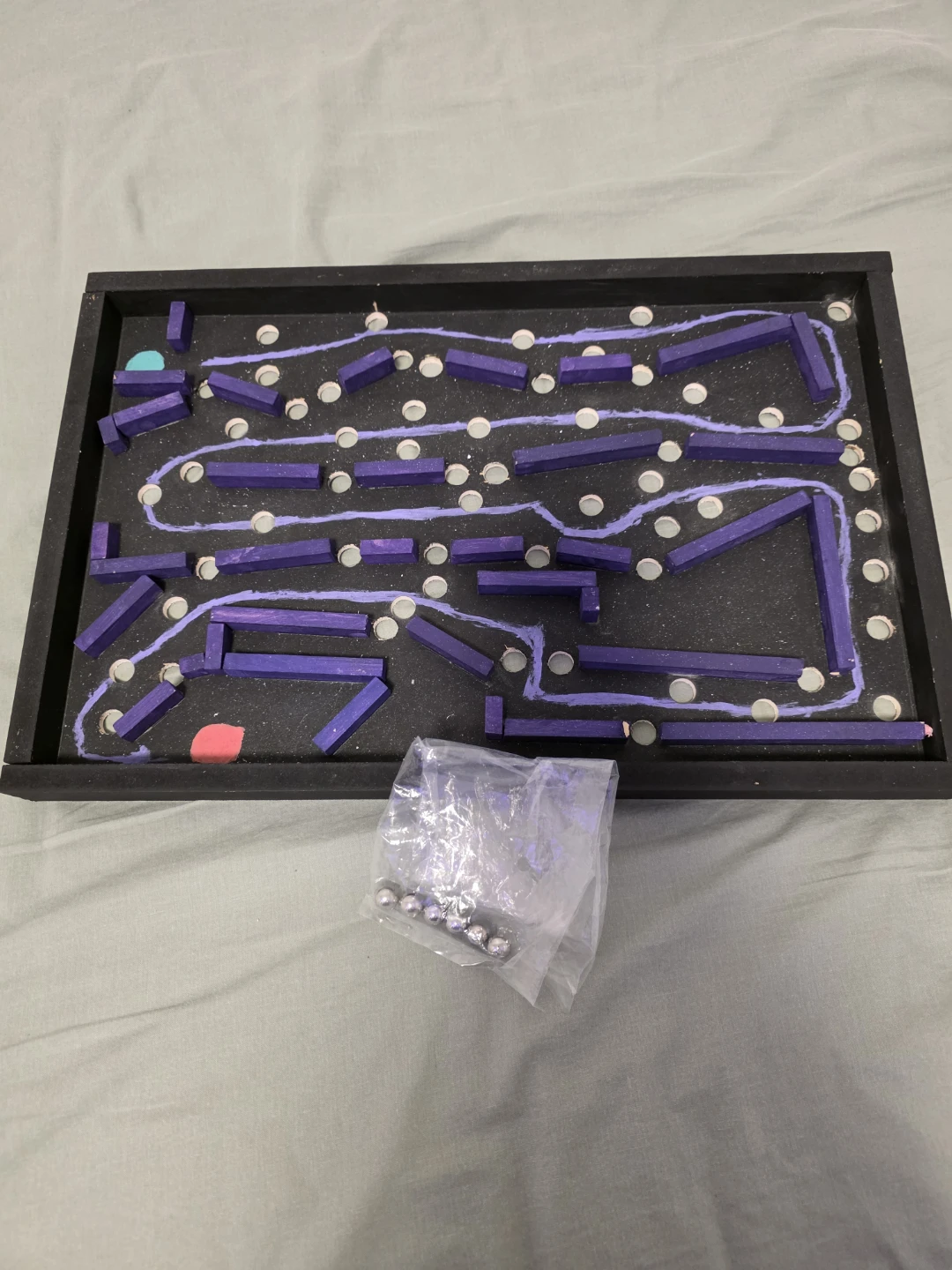 Wooden Marble Maze Game