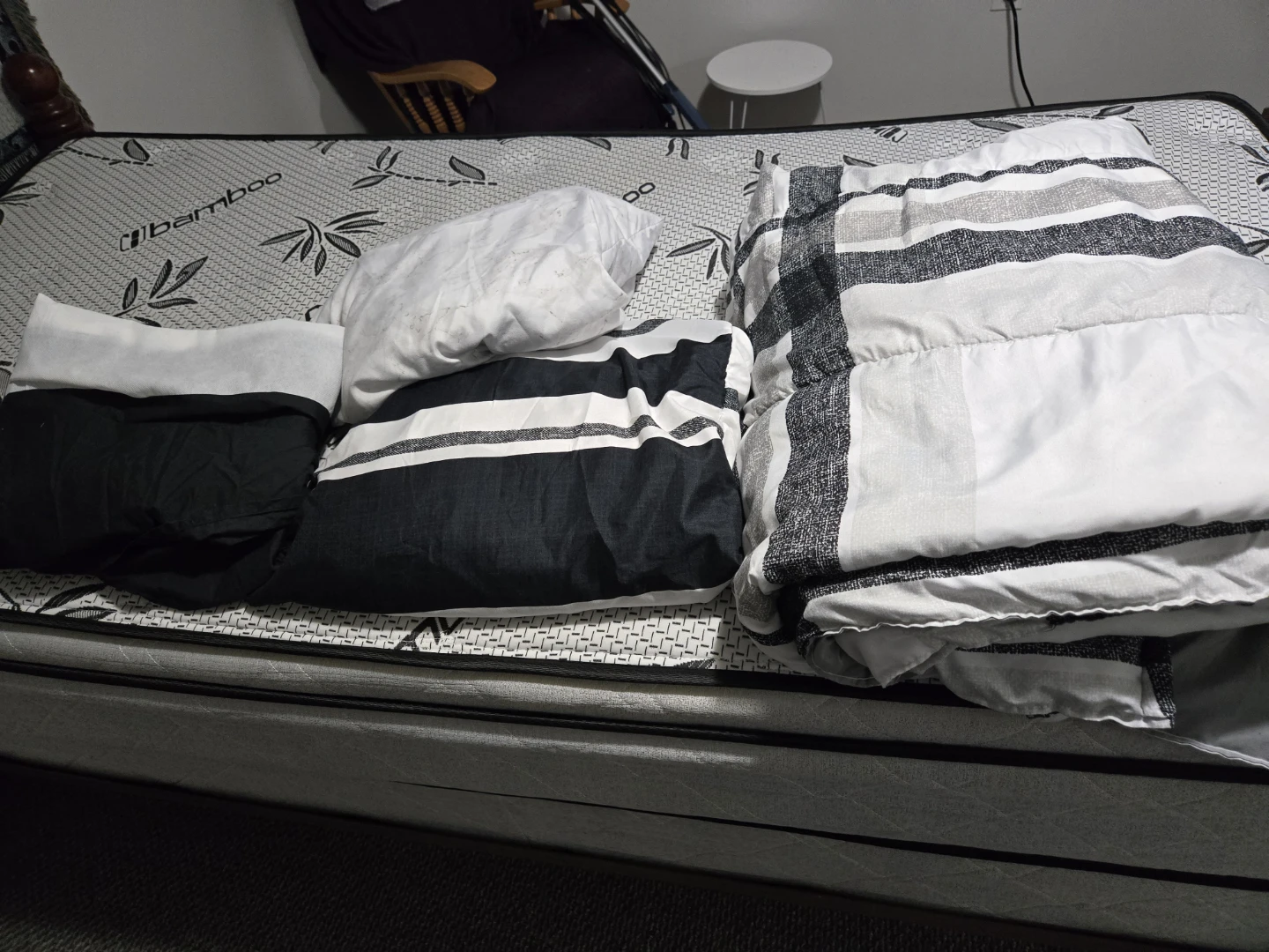 Twin Bed Frame and Mattress - photo 2