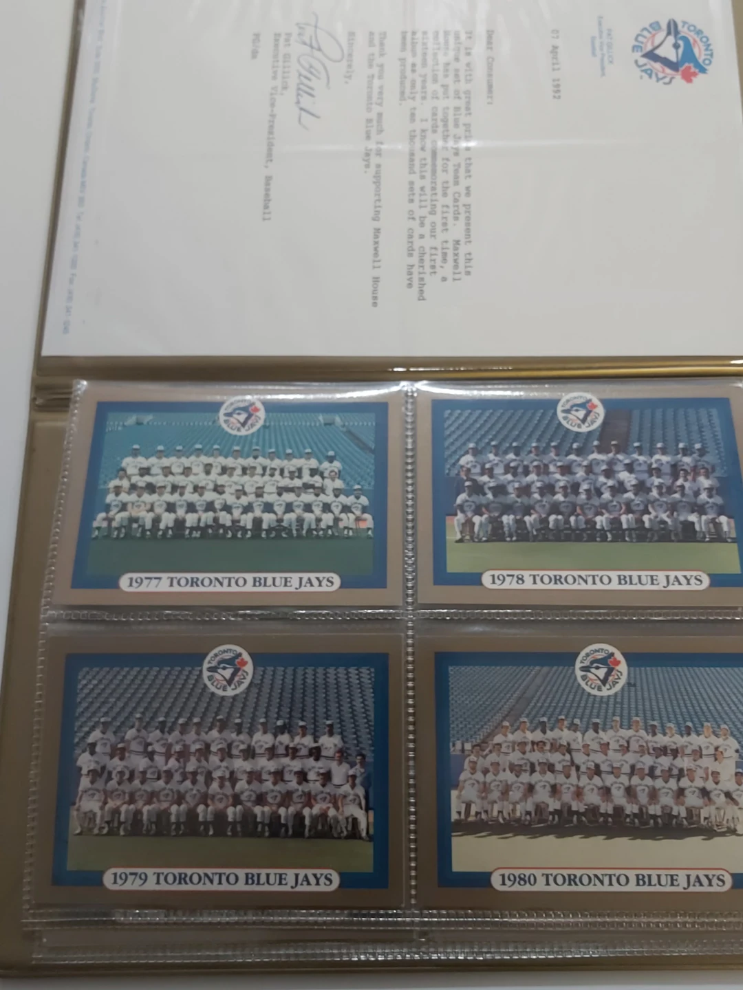 Toronto Blue Jays Limited Edition Team Cards 1977-1992 - photo 4