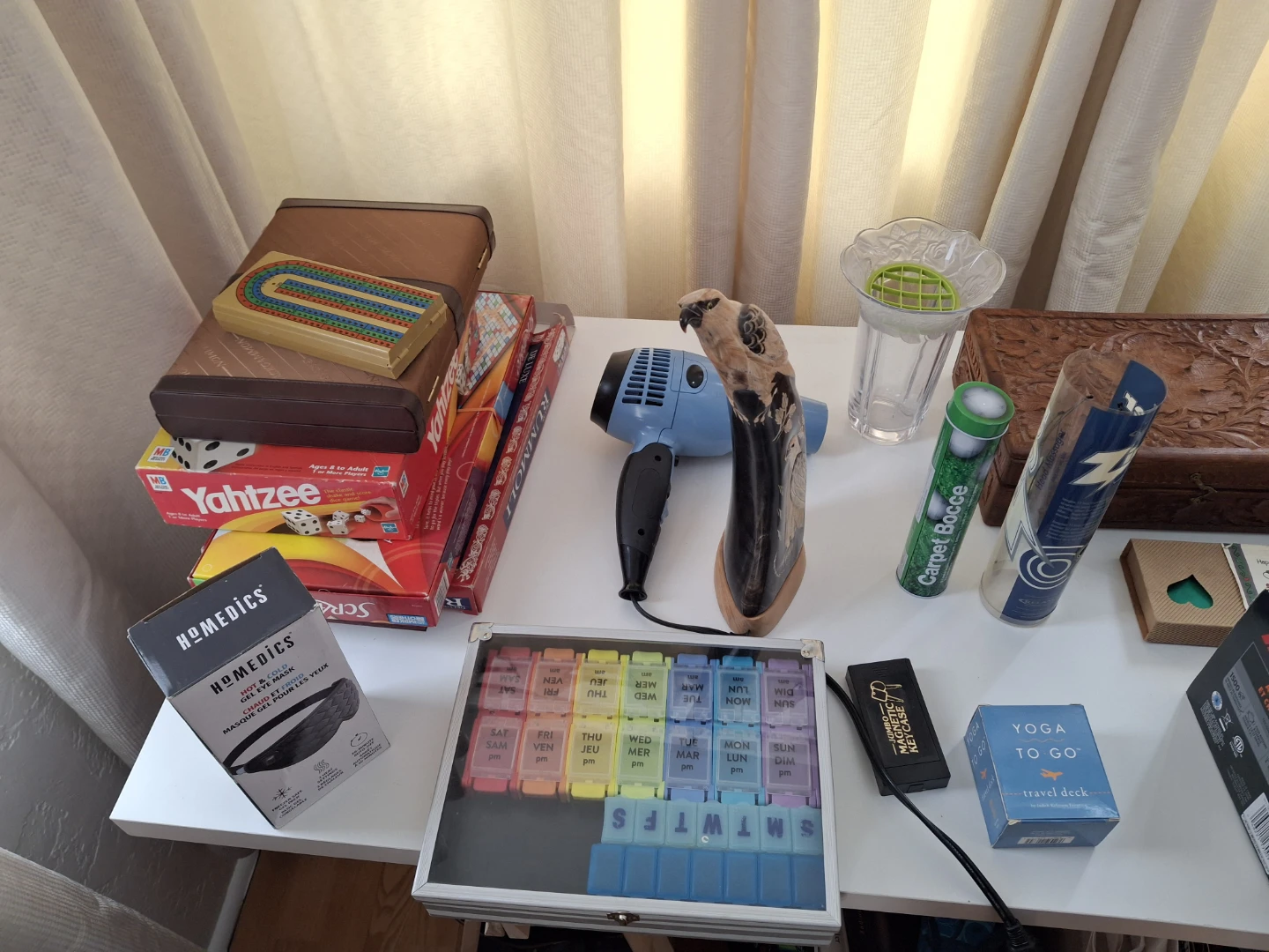 Miscellaneous items for sale.