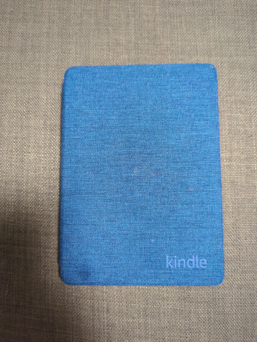 Amazon Kindle with Blue Fabric Cover - photo 2