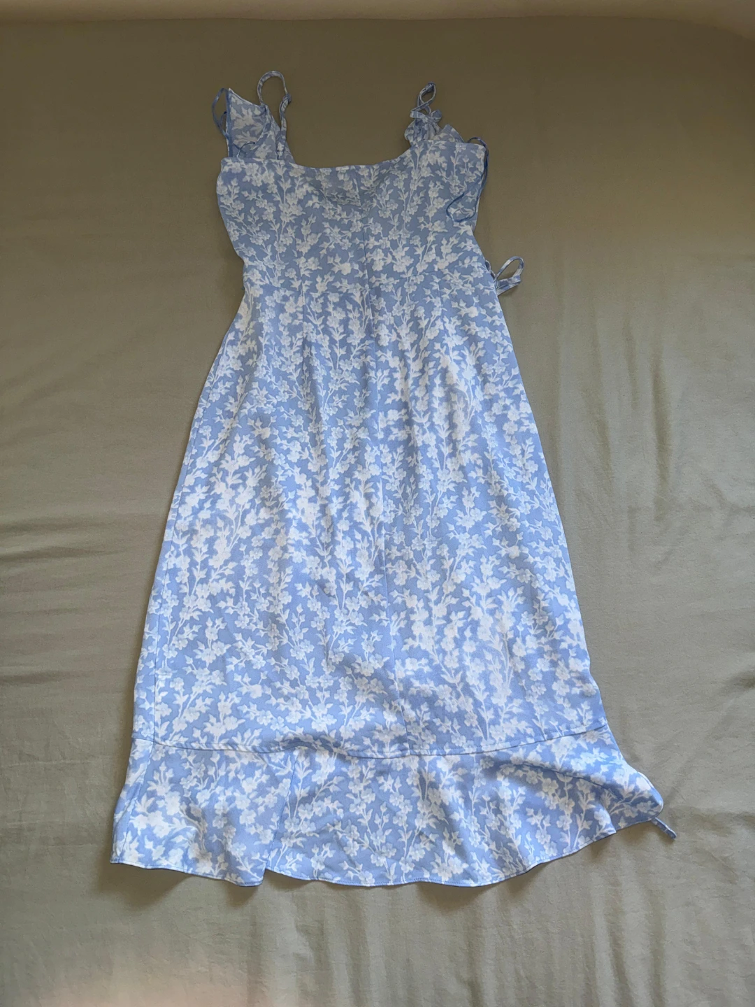 River Island Blue Floral Ruffle Mini Dress - photo 3