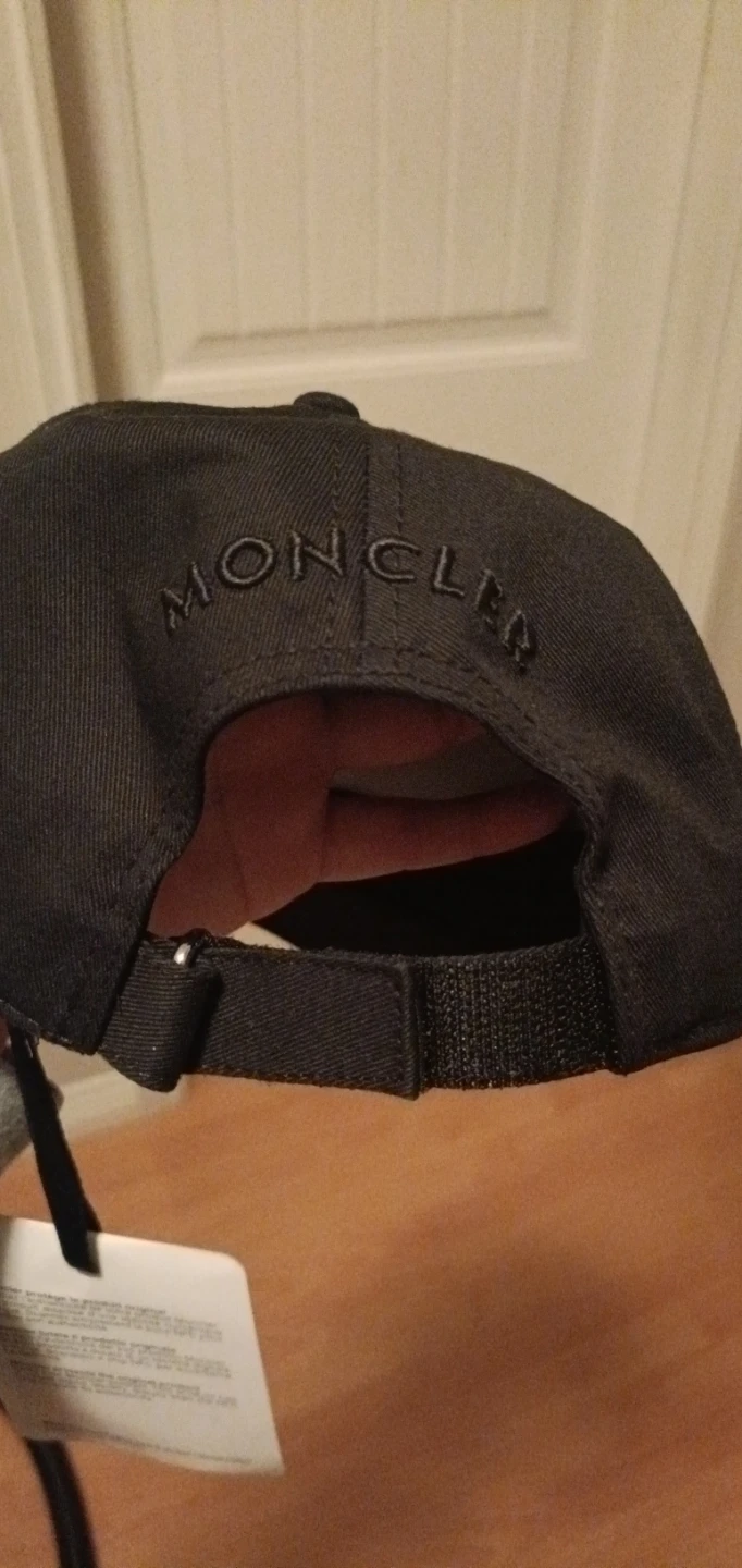 Moncler Black Baseball Cap - O/S brand new with price tags - photo 2