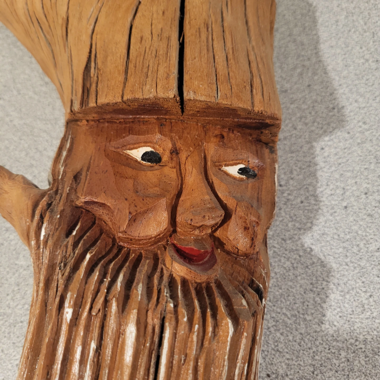 Hand Carved Wood Spirit Wall Art - photo 3