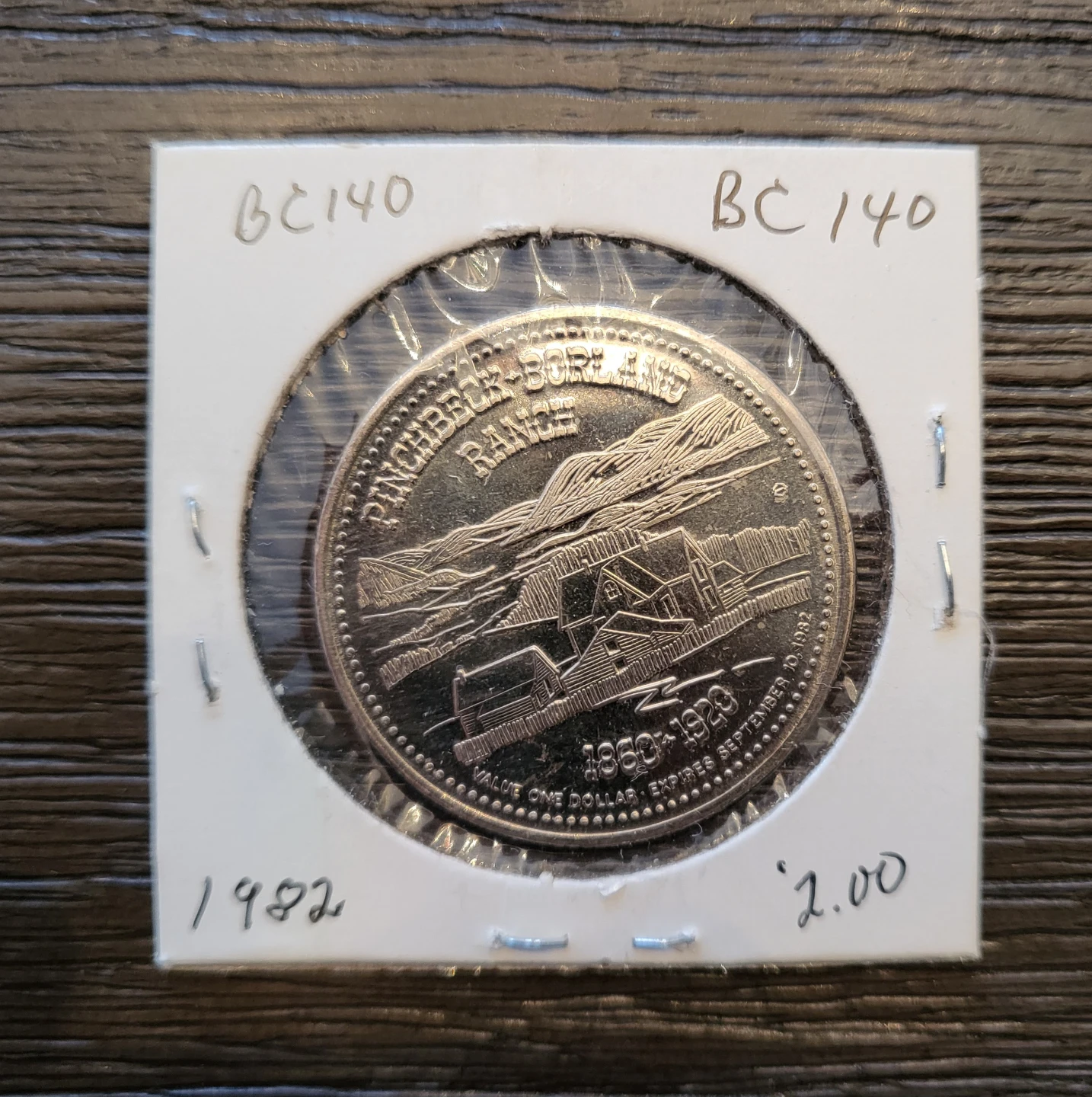 Pinchbeck-Borland Ranch Trade Token