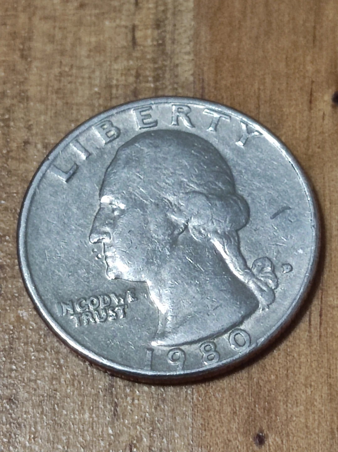 1980 D Washington quarter ERROR!