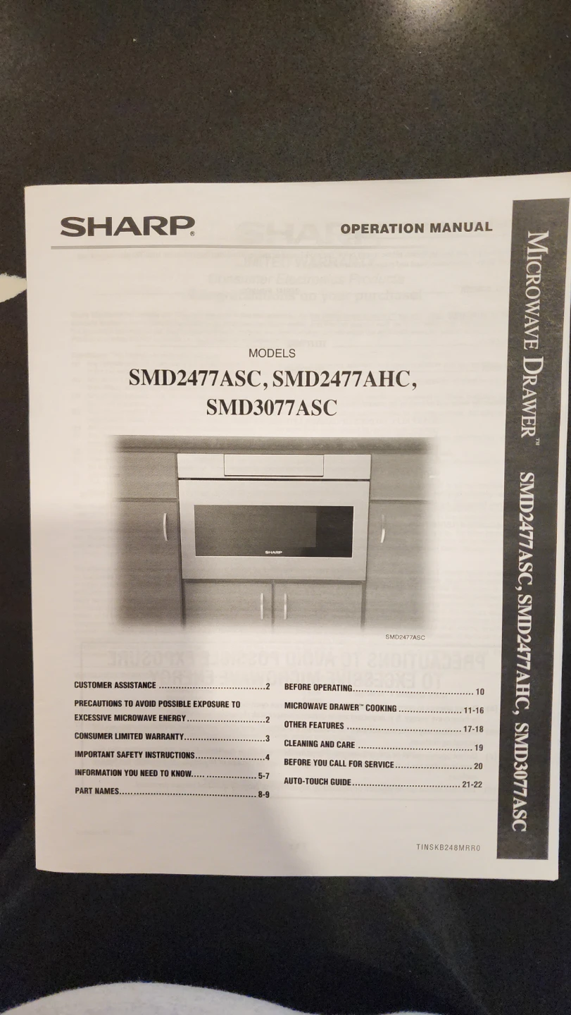 Sharp Microwave Drawer SMD2477ASC - photo 2