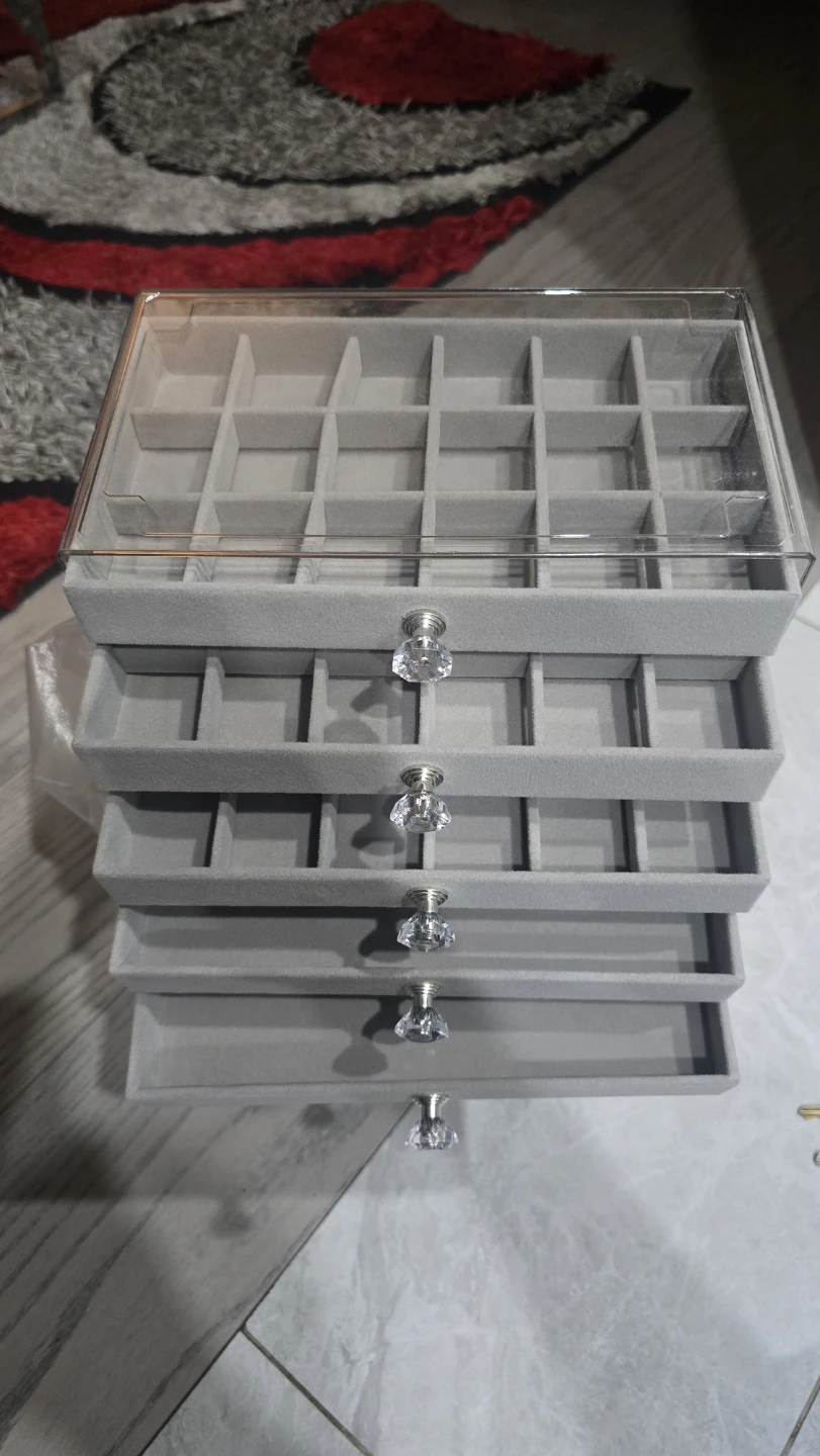 Brand new grey and beige Jewelry Organizer Box $20 EACH - photo 5