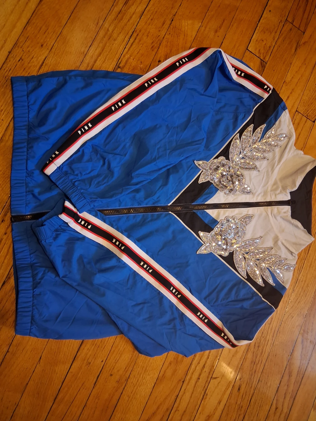 PINK Victoria's Secret Embellished Track Jacket