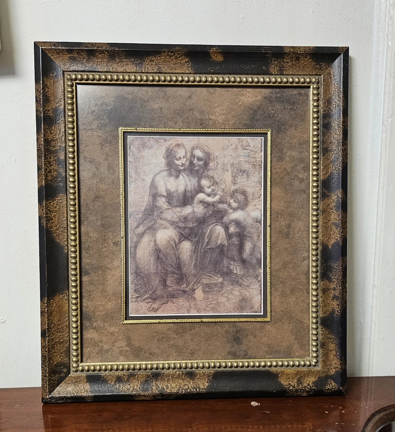 Framed Leonardo da Vinci Print